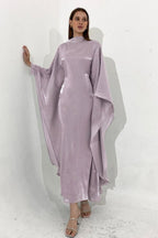 Silky Flowy Loose Robe Style Midi Dress