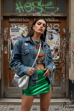 Sexy Wetlook Mini Club Party Skirt