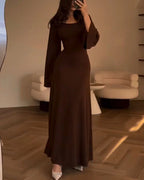 Gertrudis Boutique Dress with Long Sleeves Statement Occasion Edit
