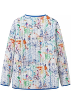 Graffiti Print Cotton Shorts Set