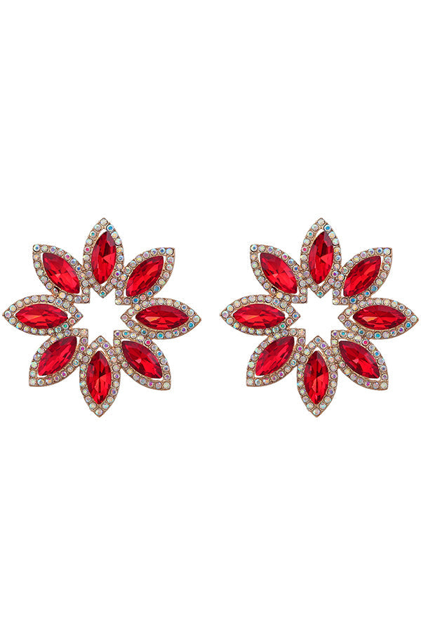 colour Floral Earrings