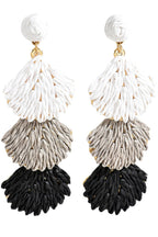 Bohemian Style Woven Seashell Vacation Earrings
