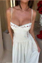 Casual Waist-Cinching Cami Maxi Dress