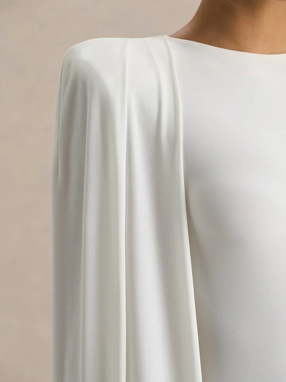 Celeste Cape Sleeve Maxi Gown