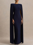 Celeste Cape Sleeve Maxi Gown