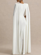 Celeste Cape Sleeve Maxi Gown