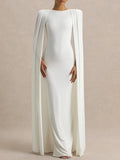 Celeste Cape Sleeve Maxi Gown