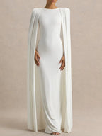 Celeste Cape Sleeve Maxi Gown