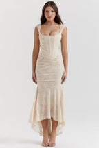 Rebeca Chic Waist Dress Statement Occasion Edit