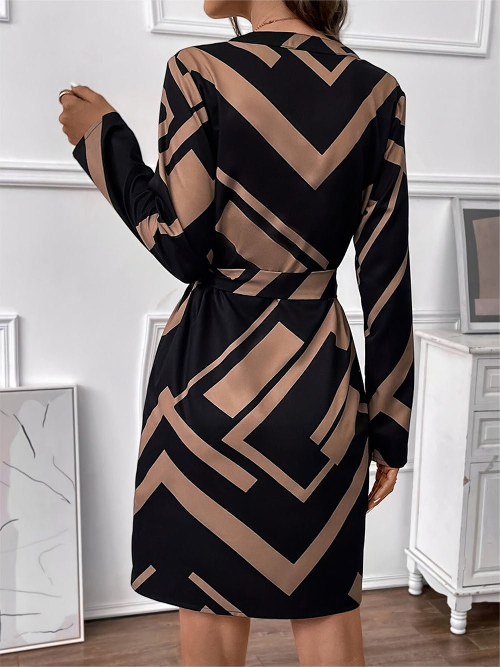 Charlie Neck Mini Dress