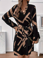 Charlie Neck Mini Dress