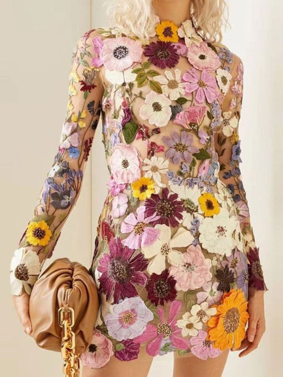 Charlotte Floral Mini Dress