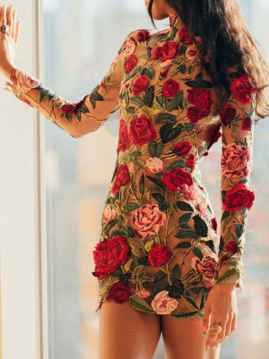 Charlotte Floral Mini Dress