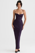 Elily Night Shade Corset Maxi Dress