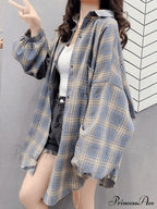 Casual Versatile Plaid Cardigan