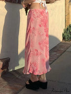 Chevron Charming Floral Skirt