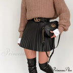 Chic High Waisted Sexy A-line Mini Fashion Skirt