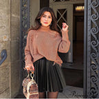 Chic High Waisted Sexy A-line Mini Fashion Skirt