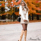 Chic High Waisted Sexy A-line Mini Fashion Skirt
