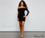 Chic Moment Mesh Charming Bodycon Mini Dress