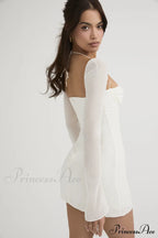 Chiffon Halter Stylish Mini Dress