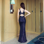Chloe Formal Collar Charming Slim-Fit Mermaid Dress