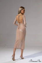 CHLOI LACE Stylish UP SEQUIN DRESS