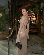 CHLOI LACE Stylish UP SEQUIN DRESS