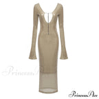 CHLOI LACE Stylish UP SEQUIN DRESS