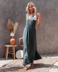 Choose Wisely Knit Maxi Dress Olive