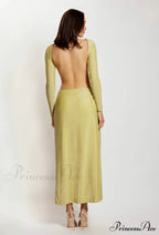 CHRISTINA BACKLESS Stylish MAXI WRAP