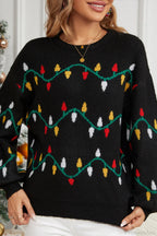 Light Sweet Loose Pullover Knit Sweater