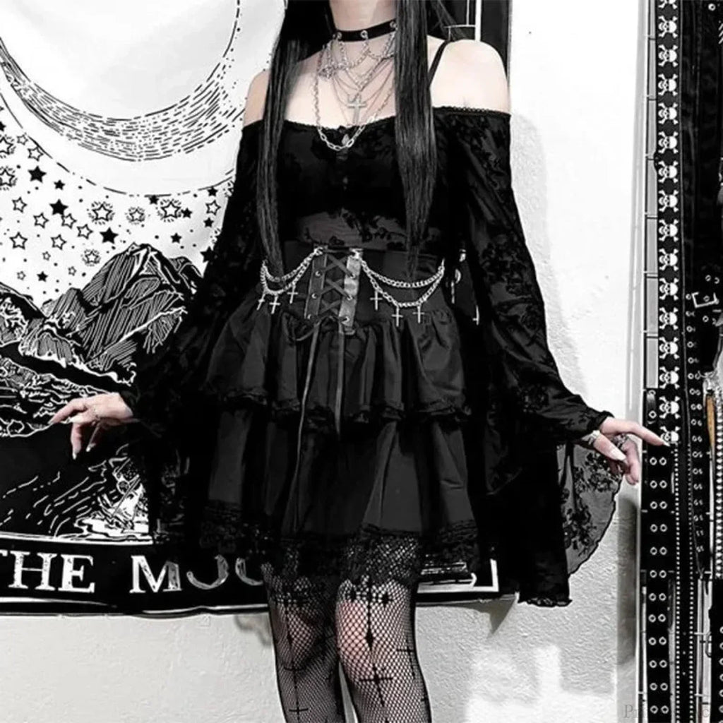 Cinch Frill Fairycore Skirt