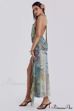 Cindy Plunge Stylish Maxi Dress
