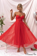 Cindy Tulle Stylish Midi Dress