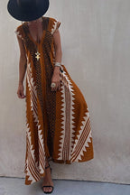 Haydée A-line Maxi Dress for Women Wedding Guest Look