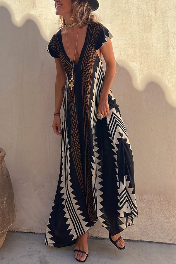 Haydée A-line Maxi Dress for Women Wedding Guest Look