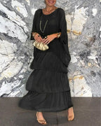 Geraldine Elegant A-line Maxi Dress for Women Light Breezy Style