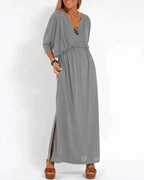 Azucena Elegant Vintage-maxi Dress for Women Romantic Soft Style