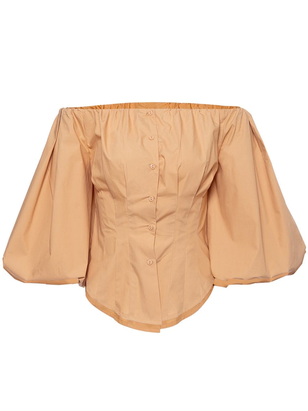 Clara Off Shoulder Lantern Sleeve Top