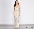 Clara Sequin Stylish Off Shoulder Dress