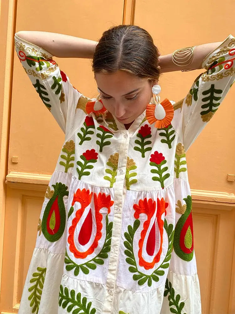 Gabriela Boutique Boho Summer Dress Premium Wardrobe Essential