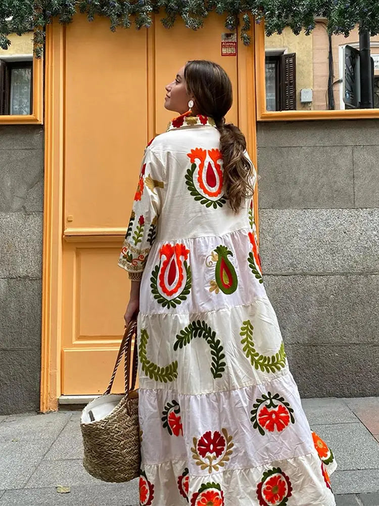Gabriela Boutique Boho Summer Dress Premium Wardrobe Essential