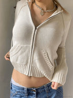 Classic Slim-Fit Ribbed Cardigan