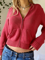 Classic Slim-Fit Ribbed Cardigan
