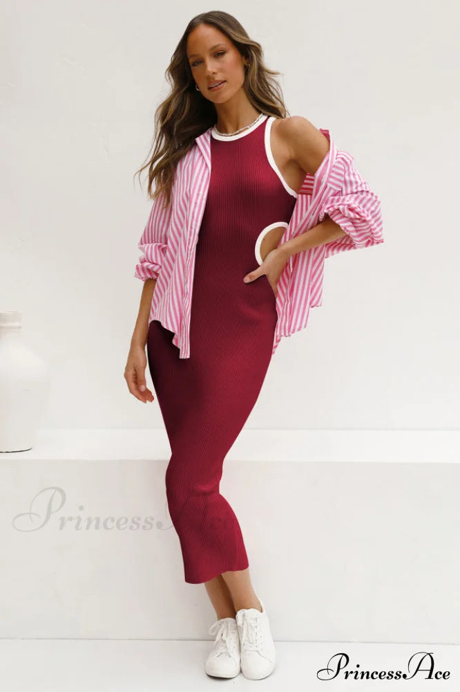 Claudia Elegant Midi Dress