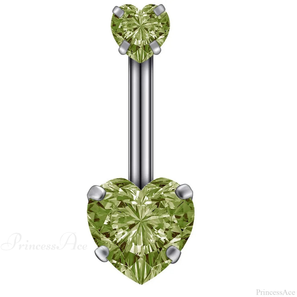 Clear Circular Medieval Surgical Belly Ring