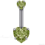 Clear Circular Medieval Surgical Belly Ring