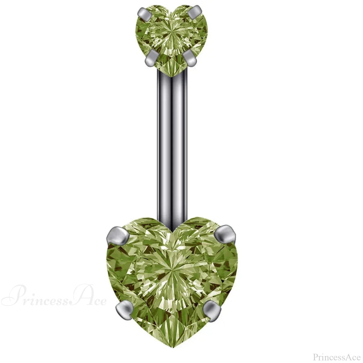 Clear Circular Medieval Surgical Belly Ring