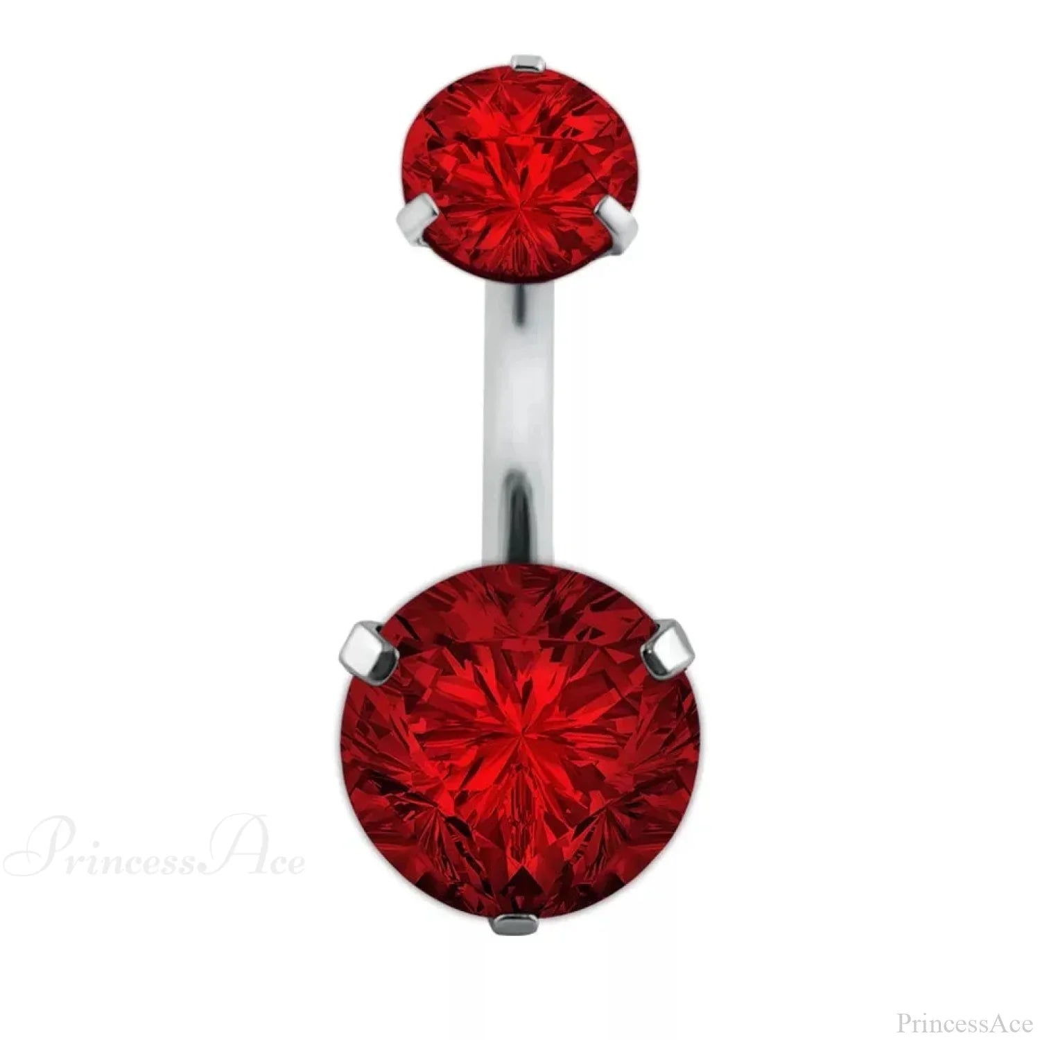 Clear Circular Medieval Surgical Belly Ring